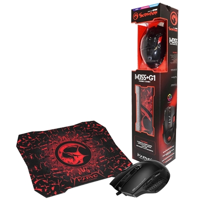 Combo Mouse Gamer M355 e Mouse Pad G1 Combo Mouse Gamer M355 e Mouse Pad G1