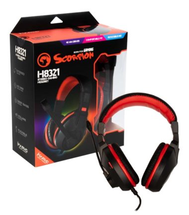 Fone De Ouvido Headset Gamer Scorpion H8321-3 Fone De Ouvido Headset Gamer Scorpion H8321