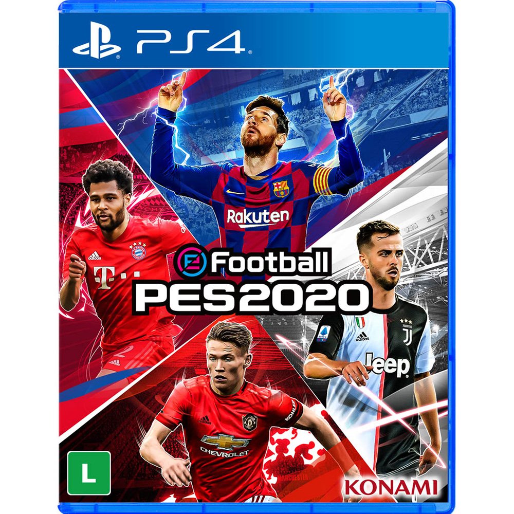 Jogo PES 2020 - eFootball Pro Evolution Soccer Playstation 4 Jogo PES 2020 - eFootball Pro Evolution Soccer Playstation 4