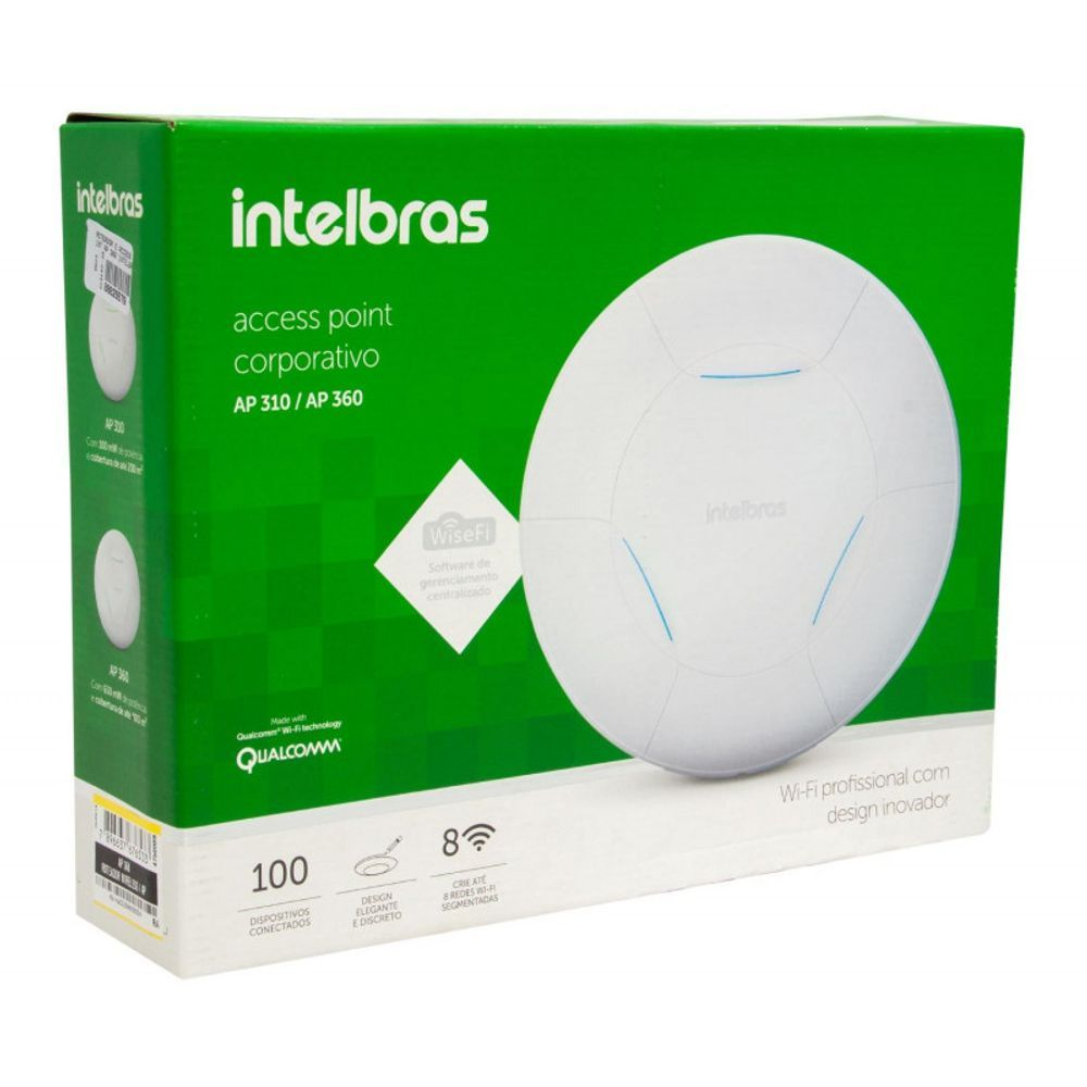 Roteador Intelbras Access Point 100mW AP 310 Roteador Intelbras Access Point 100mW AP 310