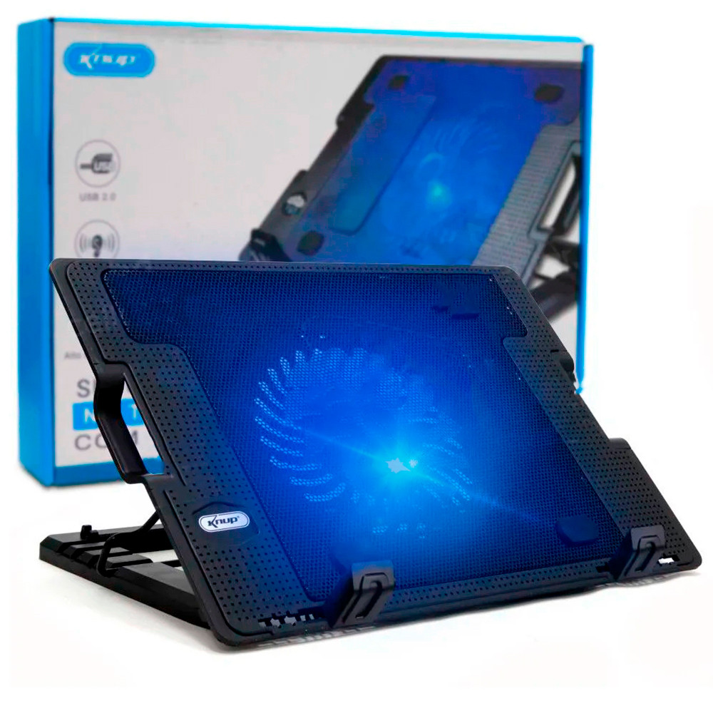 Suporte para Notebook com Cooler Knup - KP-9012 Suporte para Notebook com Cooler Knup - KP-9012